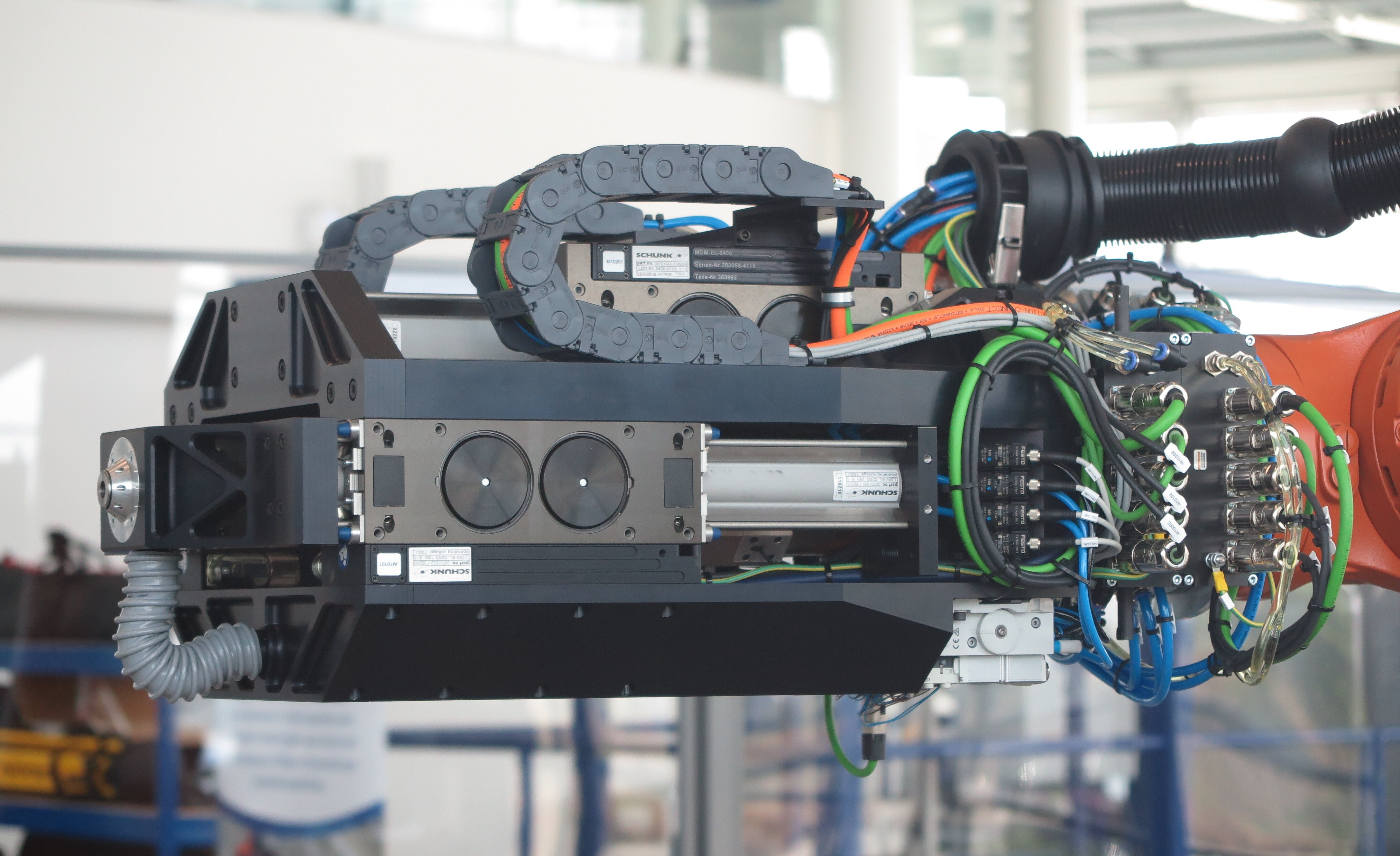 Robotic Drilling End Effector Powered by INPART